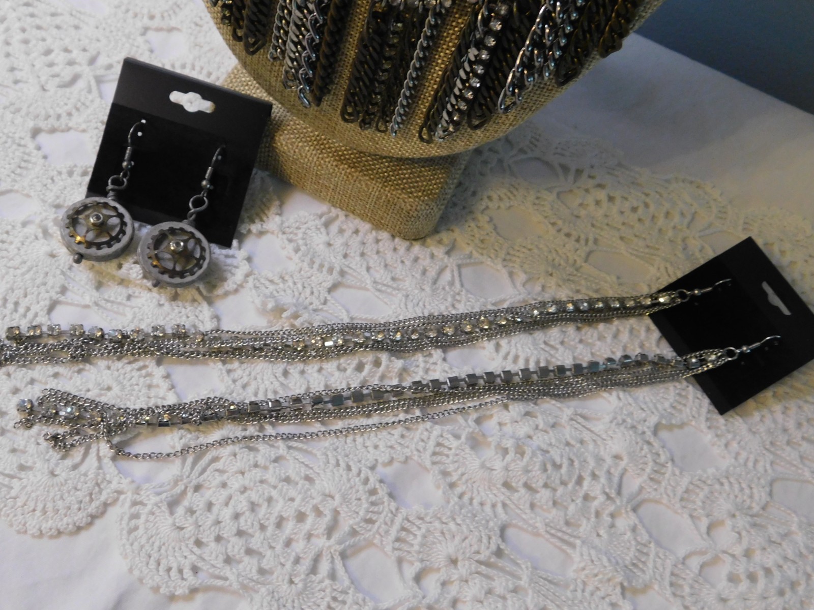 Camilla James Designer Statement Multi Chain Crys… - image 4