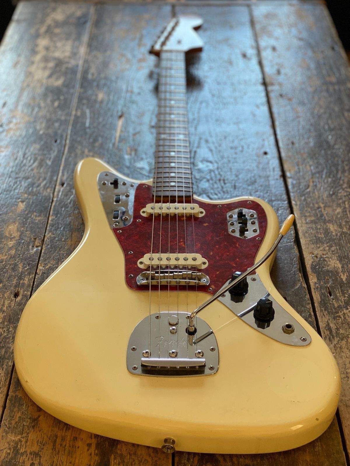 Fender Japan 1997 Jaguar '66 Reissue CIJ-Era O-Serial Aged Vintage White 1997