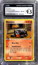 Pokemon Card Houndour CGC 9.5 Mint+, EX Team Rocket Returns 59/109, 2004 (1)