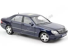 1/18 Mercedes Benz S-Class S55 AMG 2000 Blue Metal NOREV 183817 Model Car