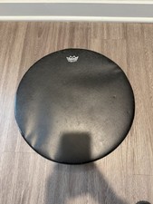 Remo 16"x3.5" Buffalo Bass Drum - Black - No Mallet