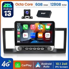 6+128GB 8-Kern Android Autoradio Navi Für VW T6 Transporter Multivan 4G CAM DAB+