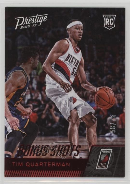 2016-17 Panini Prestige Rookies Bonus Shots Red /75 Tim Quarterman Rookie RC 7rf