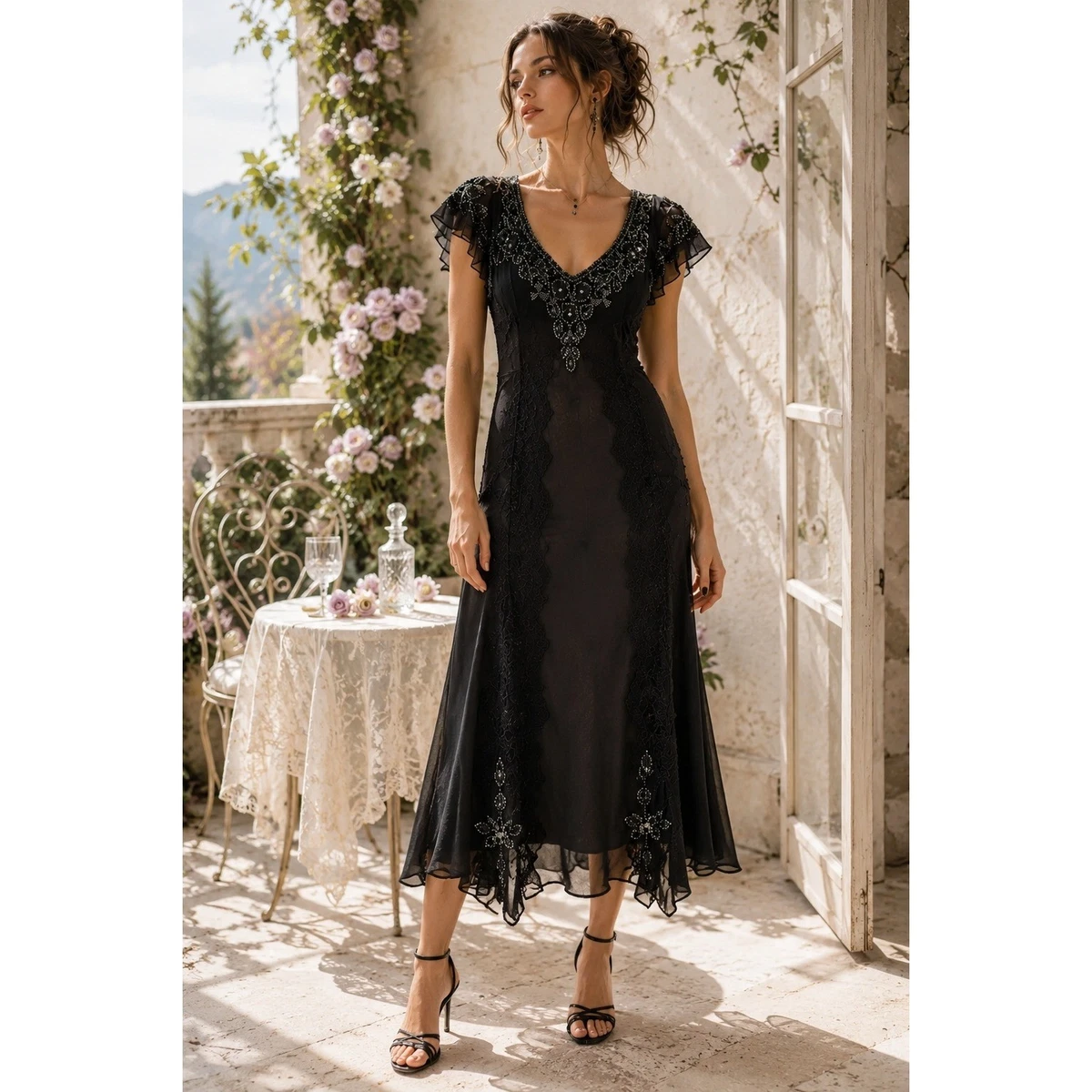 j kara beaded chiffon dress JKara Dresses for Women for sale Kate Spade Dresses | Width:Wide (+$98.70) tiereddress Ebay