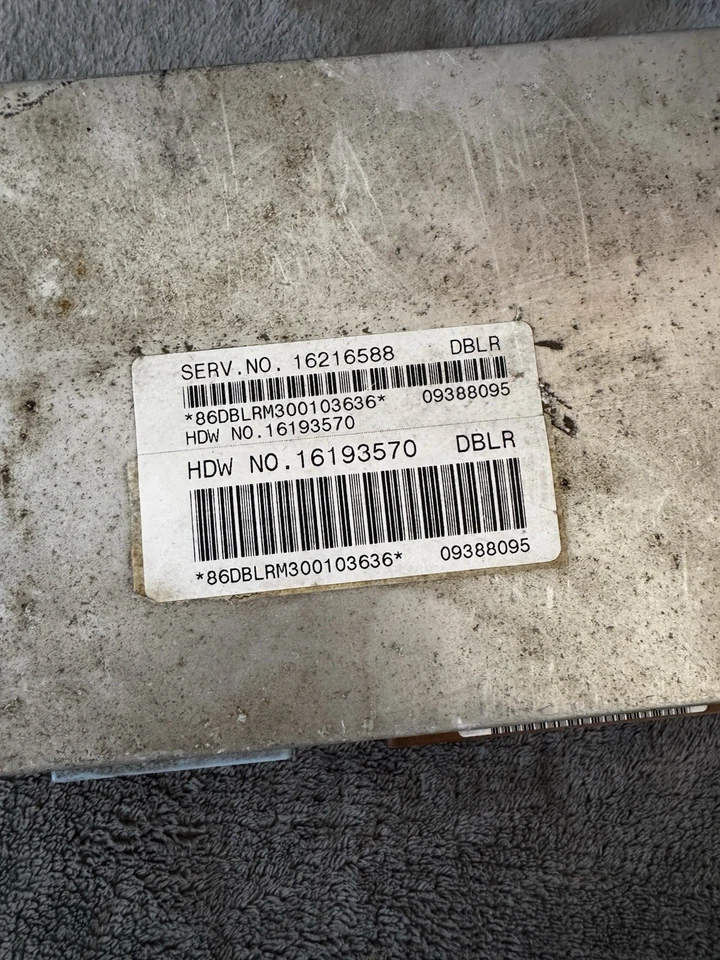 Chvy 2500 3500 DIESEL 6.5L 96-00 ECU ECM Engine Computer Control Module 16216588 - Image 3 of 4