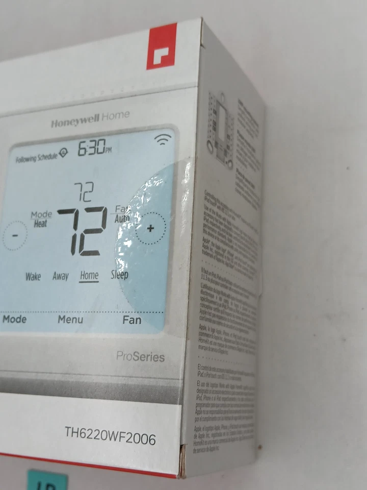 Honeywell *CONTRACTOR BRANDED - see pics* T6 PRO TH6220WF2006 NEW/SEALED - Image 2 of 4