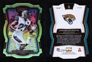 2017 Panini Select Neon Green Prizm /49 Leonard Fournette #117 Rookie RC