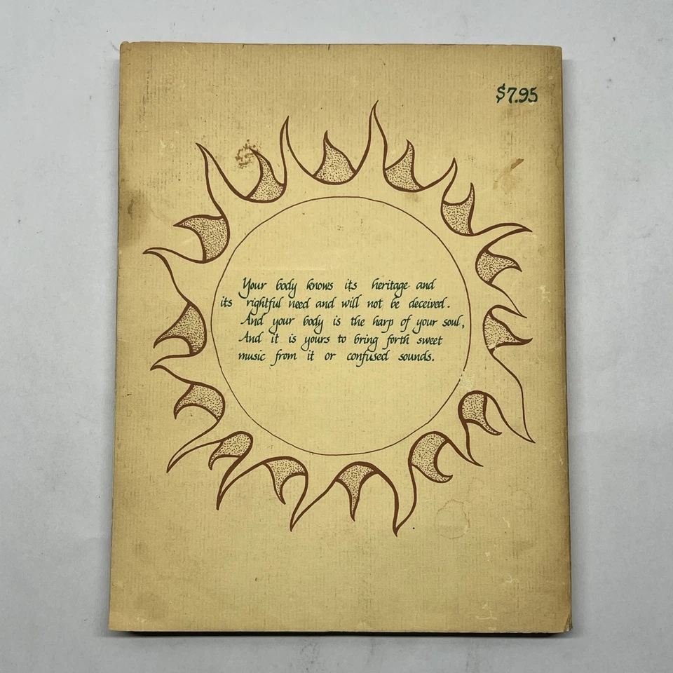 RECIPES FOR LIFE 1978 Dr. Ann Wigmore 1st Rising Sun Rejuvenation Longer hippie - Image 2 of 4