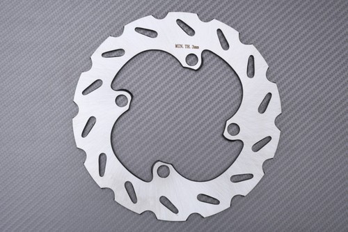 Front & Rear Brake Disc Rotors W/ Pads For Yamaha Rhino 700 4x4 (2008-2013)