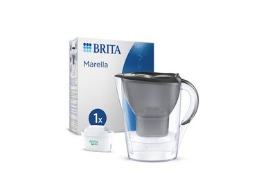 Brita Marella Cool Water Filter Jug 2.4L + 1 Maxtra Pro All-In-1 Filter Gray