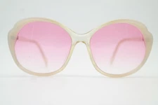 Vintage Sunglasses Neostyle COSMET 125/027 Beige Silver Oval
