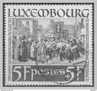 LUXEMBOURG 1938 - DUDELANGE T-34 cds - 5F+5F Echternach semipostal - Michel 314