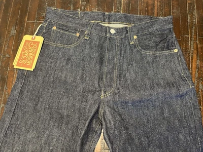 Bronson MFG - Postwar 1947 Levi’s 501 Repro Raw Selvedge Jeans - 34 New w/ Tags - Picture 4 of 15
