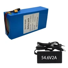 48V 38Ah Li-ion Battery Pack 2000W with 50A BMS for Electric Bicycle 