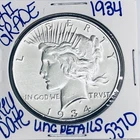 1934 SILVER PEACE DOLLAR AUTHENTIC HI GRADE U.S. MINT COIN RARE KEY DATE 5370