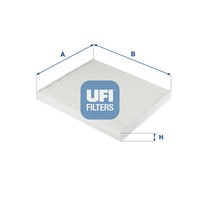 UFI 53.326.00 Filter, Innenluft FüR Jeep