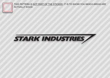 11.5" STARK INDUSTRIES Sticker Decal Die Cut vinyl Iron Man Ironman