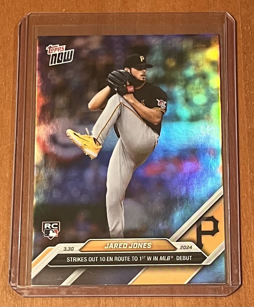 2024 TOPPS NOW #23SP JARED JONES - PHOTO VARIATION - MLB DEBUT | eBay