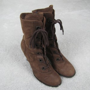 Größe Wildleder Damen Büro Braun Schnürstiefeletten 8 Uk 7vgwq