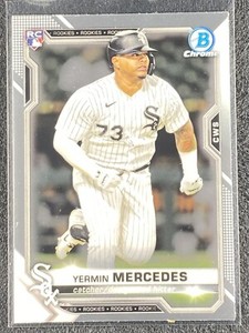 2021 Bowman Chrome Yermin Mercedes Rookie Card #88 - Chicago White Sox RC
