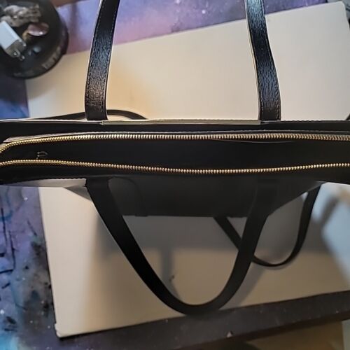 TED BAKER BLACK LEATHER SHOULDER/ CROSSBODY BAG FAIR / GOOD USED CONDITION - Picture 11 of 23