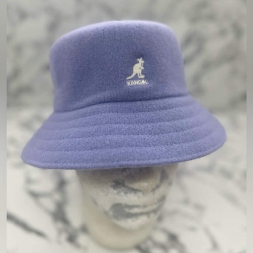 Cappello Uomo Kangol Lavander | Lana Bianca Lahinch Bucket Nuovo con etichette - Foto 3 di 6