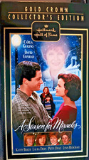 A Season for Miracles (VHS, 1999) Hallmark Gold Crown Collector's Edition