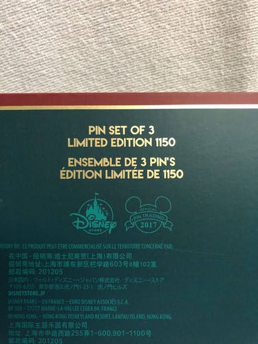Disney Store Art of Snow White Box Set 3 Pins LE 1150 D23 Expo 2017 - Picture 7 of 7