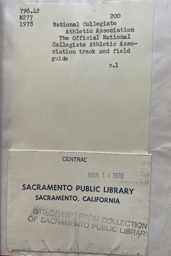 1978 Official NCAA Track and Field Guide Nat Page - Picture 5 of 24