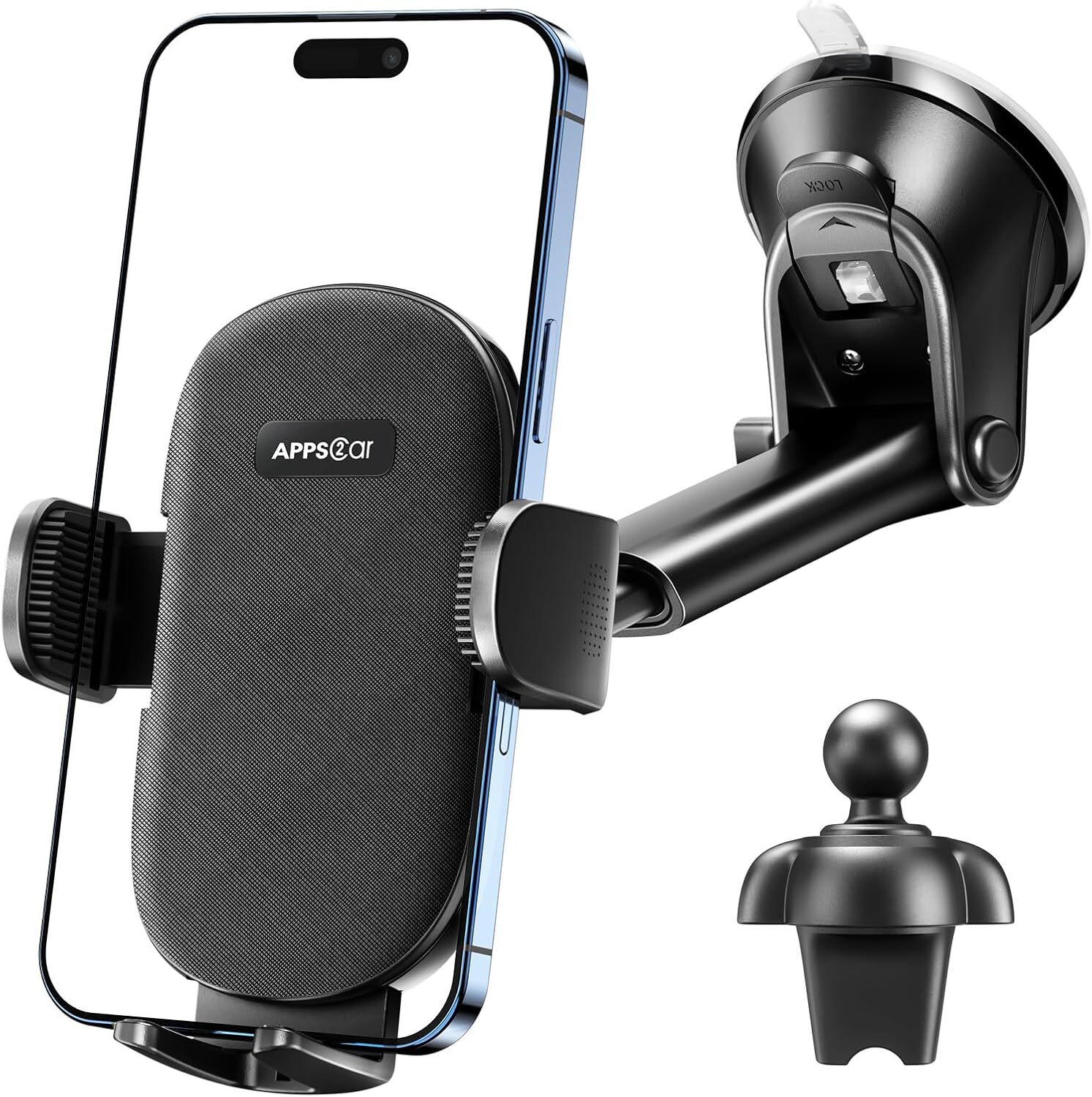 Suction Cup Phone Mount Windshield Dashboard Air Vent Suction Car Phone Holder