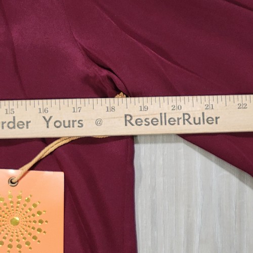 Ramy Brook Top Women's Small Burgundy Candice Cold Shoulder New - Picture 9 of 10