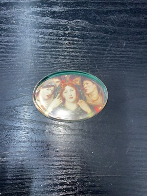 Geliebter Dante Gabriel Rossetti Glas Briefbeschwerer Past Times Oxford G5
