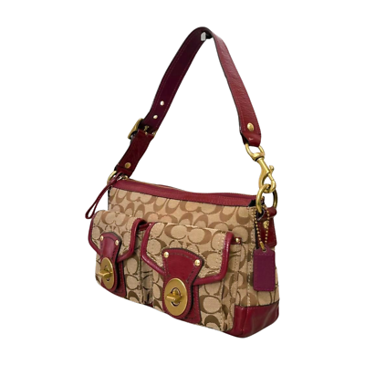 バッグ Coach Signature Legacy 65th Shoulder Bag Coach Signature Legacy 65th Anniversary Shoulder Bag Beige