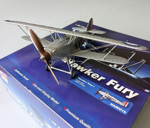 Hawker Fury Mk I, RAF England 1932, Hobby Master, 1:48, Diecast Model - Imagen 3 de 8