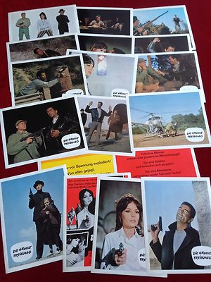 Die Grosse Treibjagd Aushangfotos 18 Stck. Ray Danton, Pascale Petit