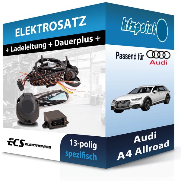 für Audi A4 Allroad 07.2011-05.2016 ECS E-Satz 13Polig Fahrzeugspezifisch NEU-image