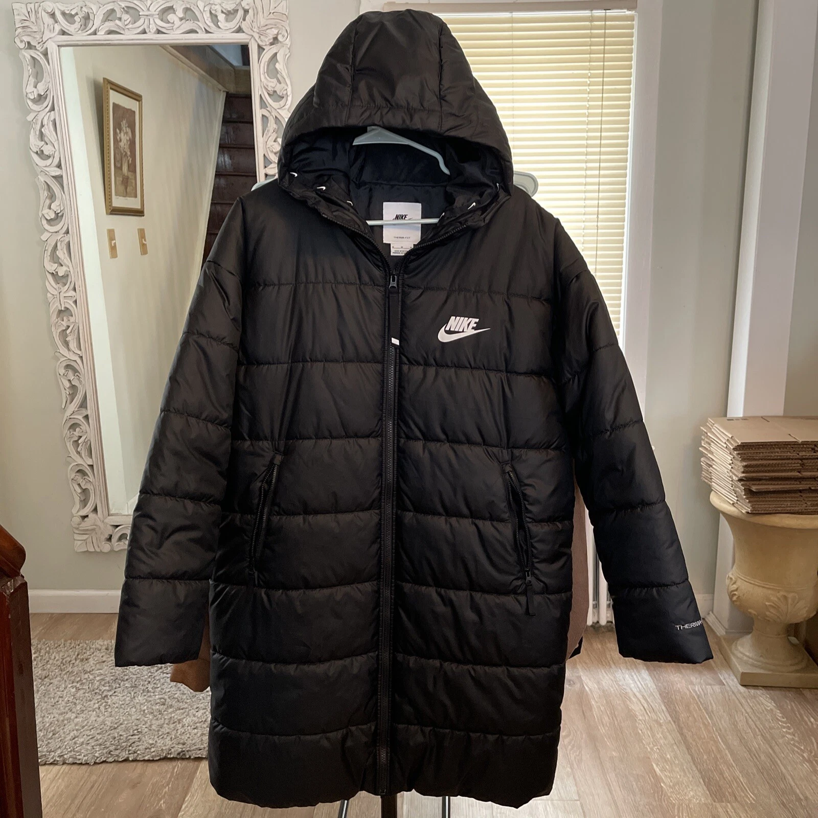 Nike Hooded Jacket Women’s Size Large Therma Fit Repel Sportsman