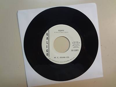 W.C. DOAN CO.: Poppy 2:18-Magic Tomorrow 2:31-U.S. 7'' Galico No. G-45-106,Psych.