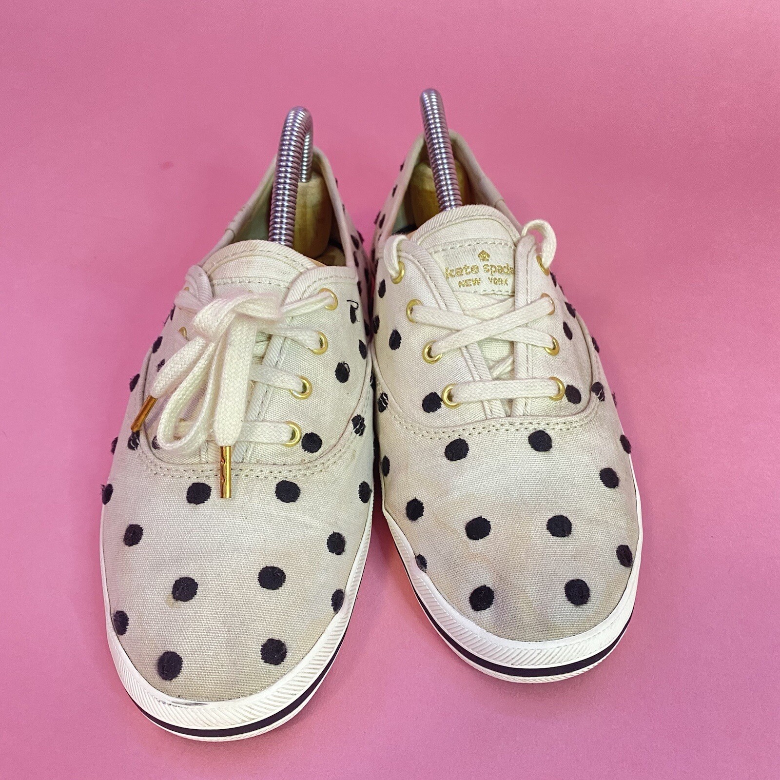 Ked’s Kate Spade Classic Black White Polka Dot Women’… Gem