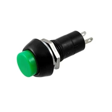 Green Push Button Switch Car/Truck/Motorcycle Momentary Reset 12V AC 125V/250V