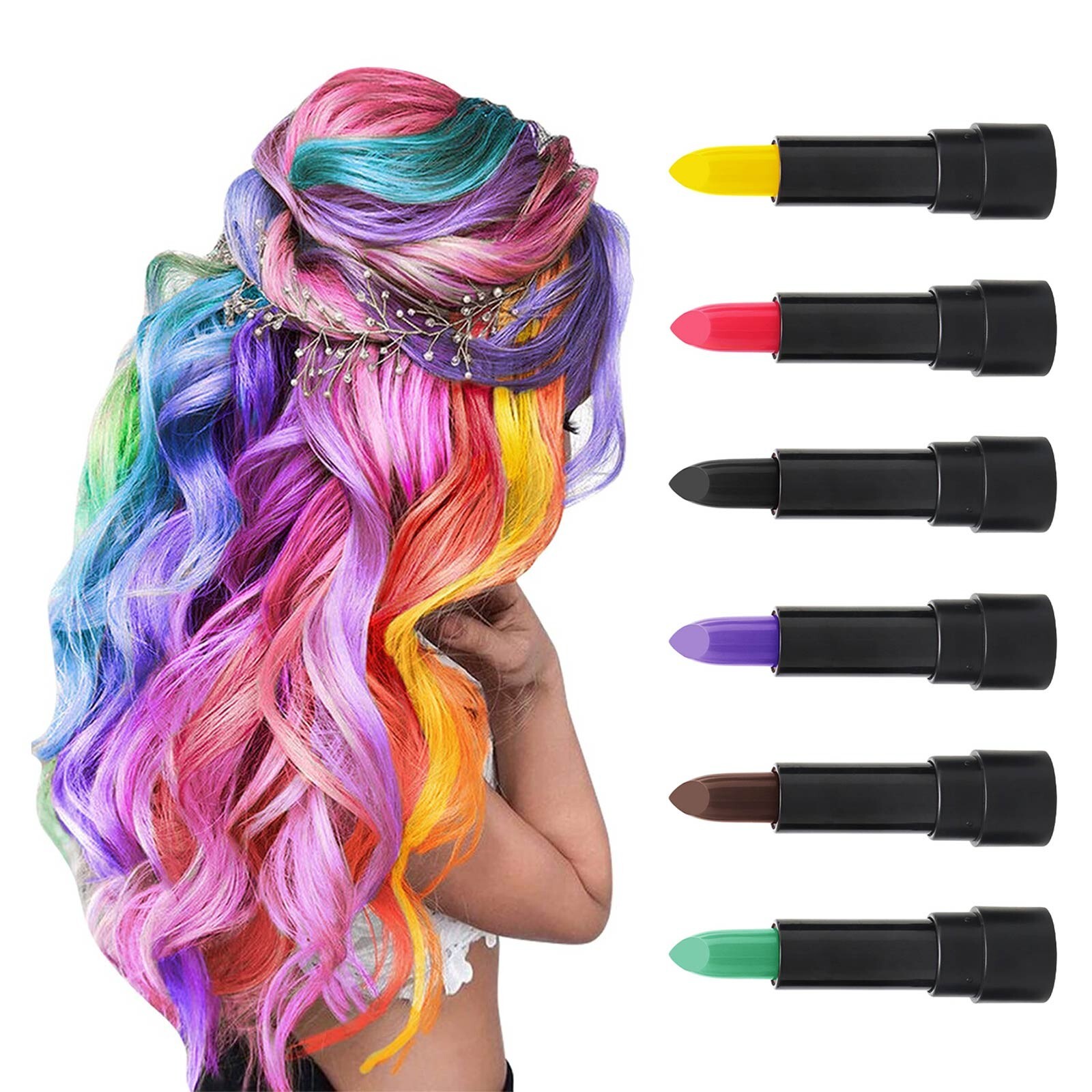 Colorful Hair Dyeing Stick Disposable Fast Dyeing Pen Temporary Hair Fashion | eBay Colorful Hair Dyeing Stick Disposable Fast Dyeing Pen Temporary Hair Fashion | eBay