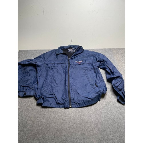 Polo Sport Ralph Lauren Herren Windbreaker Jacke Full Zip Navy Blau Sportlich L