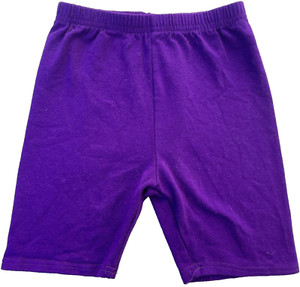 PURPLE BIKE SHORTS - WOMEN'S Size S - 19 Wx 13 L