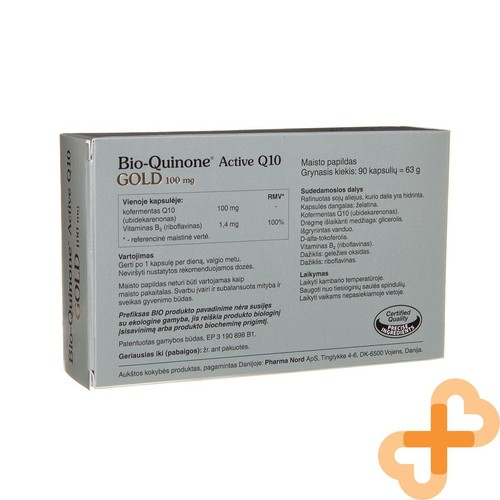 BIO-QUINONE Active Q10 Gold Energy Metabolism Reduces Tiredness 90 Capsules - Picture 6 of 24