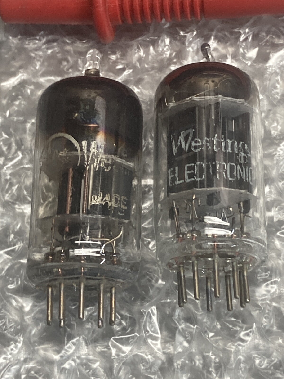 2Western Electric Vacuum Tubes Free Shipping 12AU7 And 6AT8 eBay