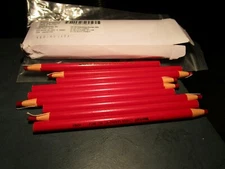 (9) Red Pointed Tip Paper-Wrapped China Marker