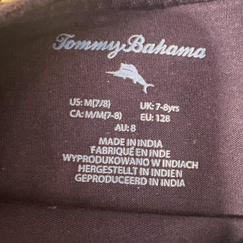 Tommy Bahama Kids LOT 2 SOFT COTTON T-Shirts Blue & Gray Boys 7/8 - Picture 2 of 6