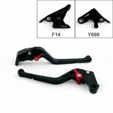 Long Brake Clutch Levers For Yamaha YZF R1 YZF R6 FZ1 FAZER R6S Black USA