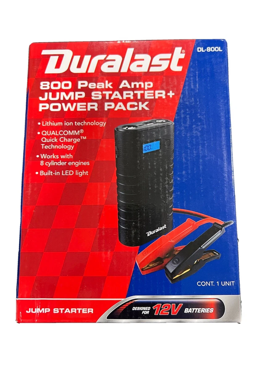 Duralast 800 amp jump starter deals