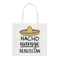 Nacho Durchschnittliche Kosmetikerin Regular Tragetasche Beste Lieblings Lustig